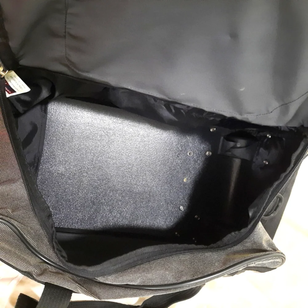 Calpak rolling duffel bag